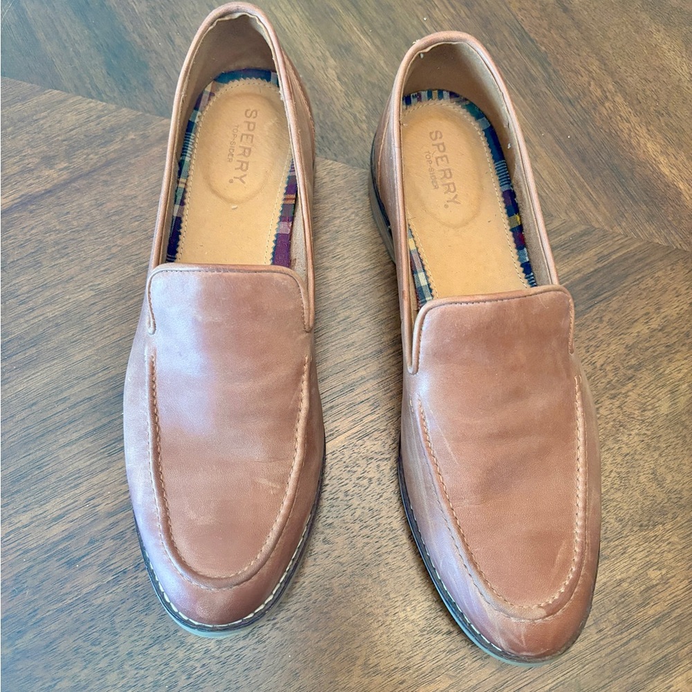 Sperry Women's Tan Leather Loafers